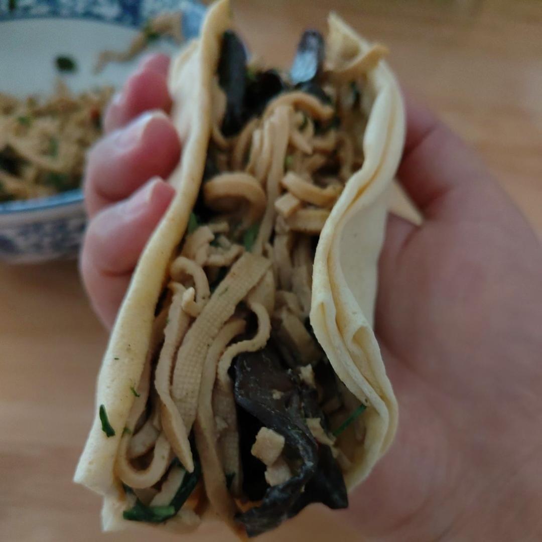 素炒豆腐皮