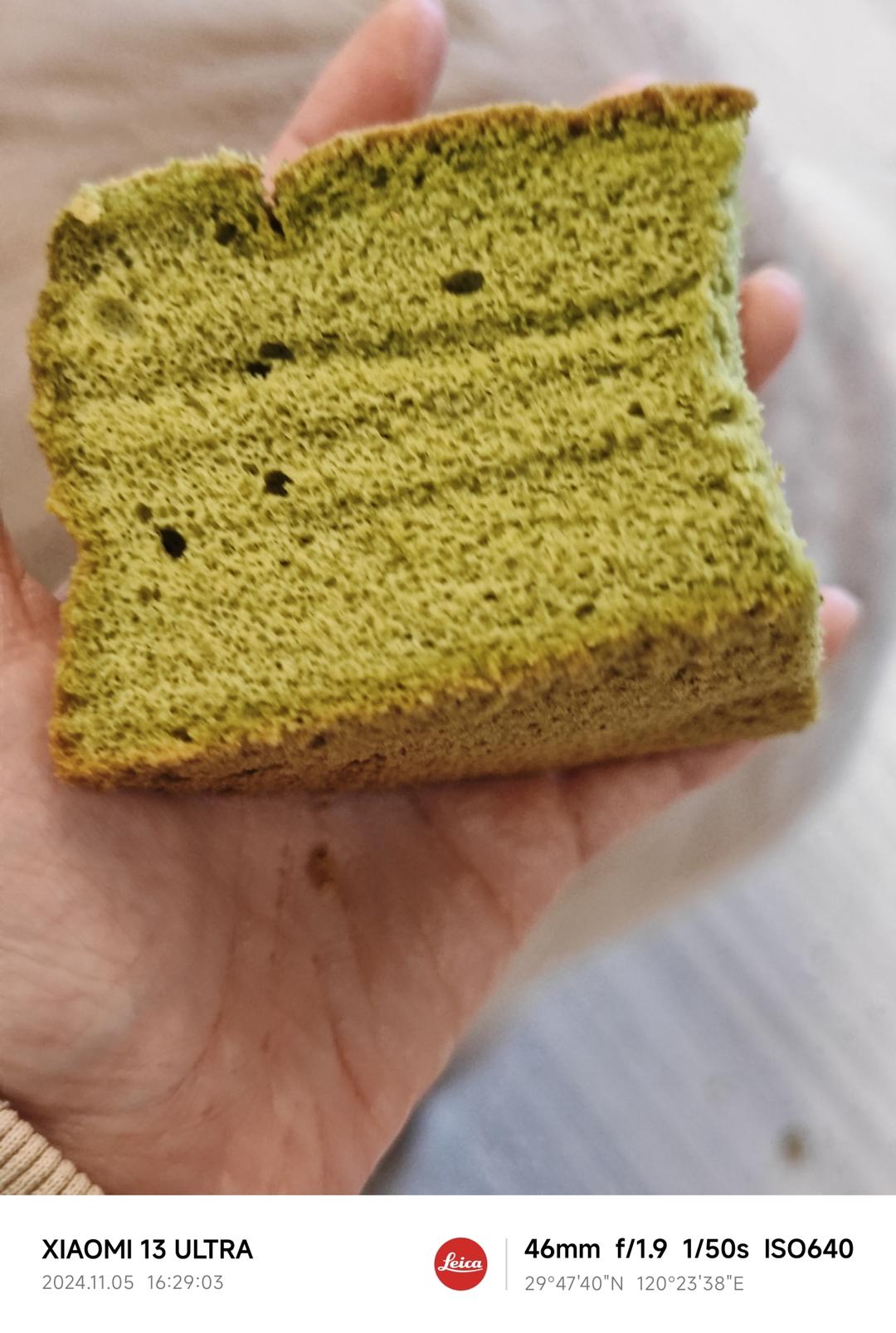 🍵清新治愈抹茶戚风——不容易消泡的秘密