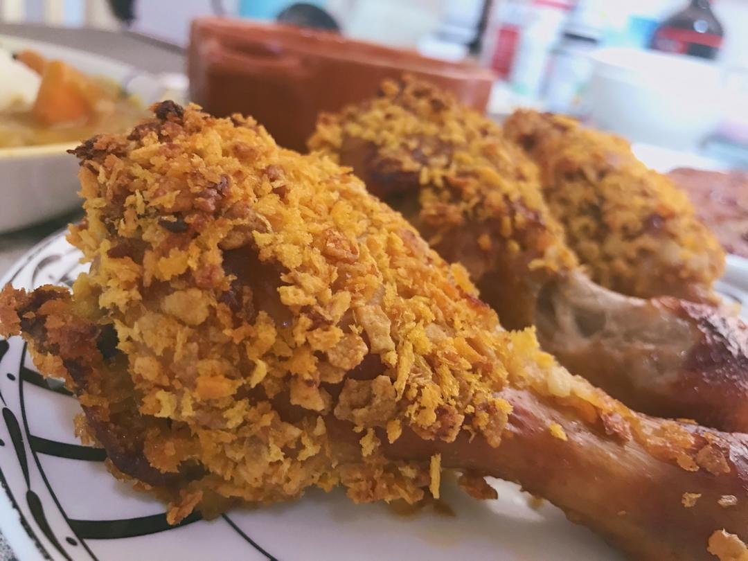 sumu爱甜取之有道做的脆皮烤鸡腿