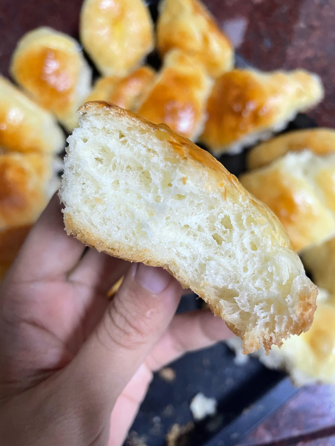 爱心面团烤的面🍞包