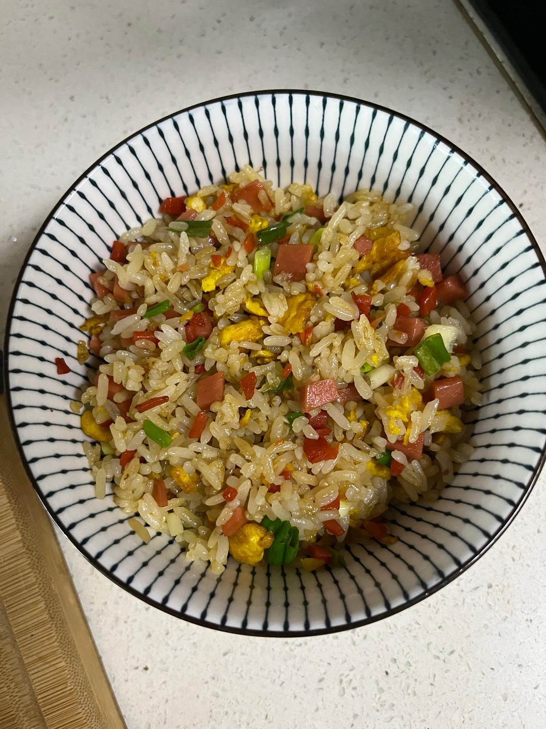 火腿鸡蛋炒饭