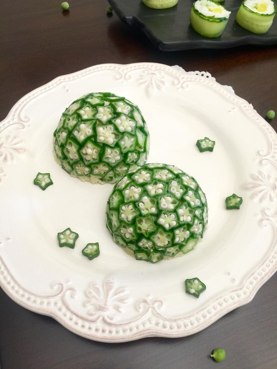 秋葵土豆泥～春天的味道🍃