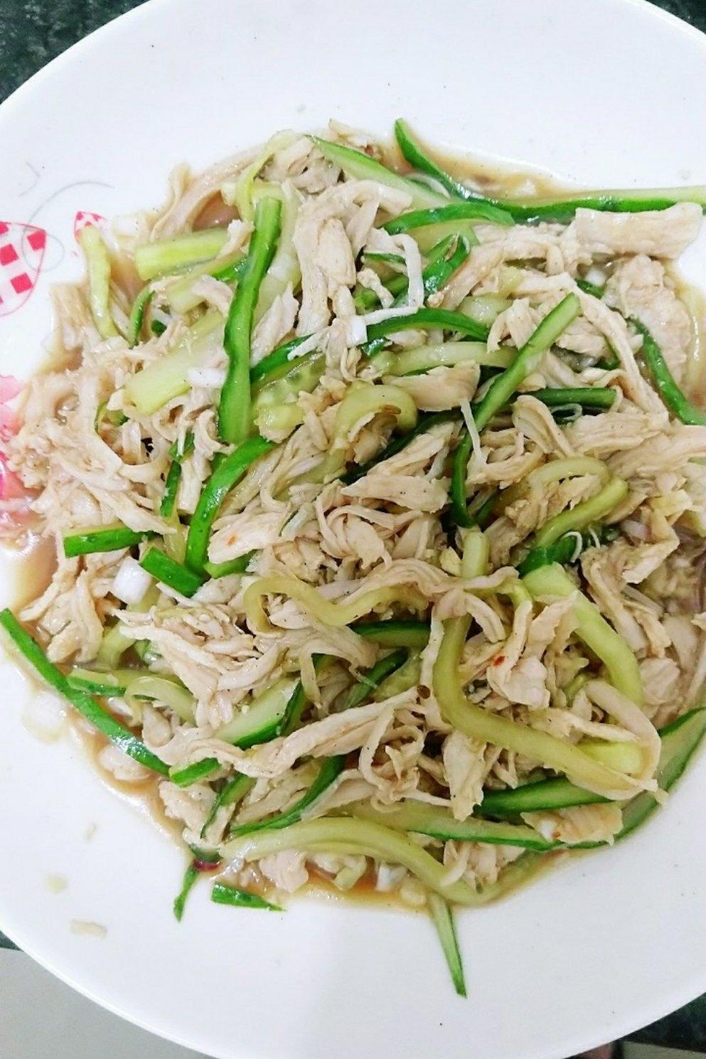 手撕鸡胸肉(简易版)