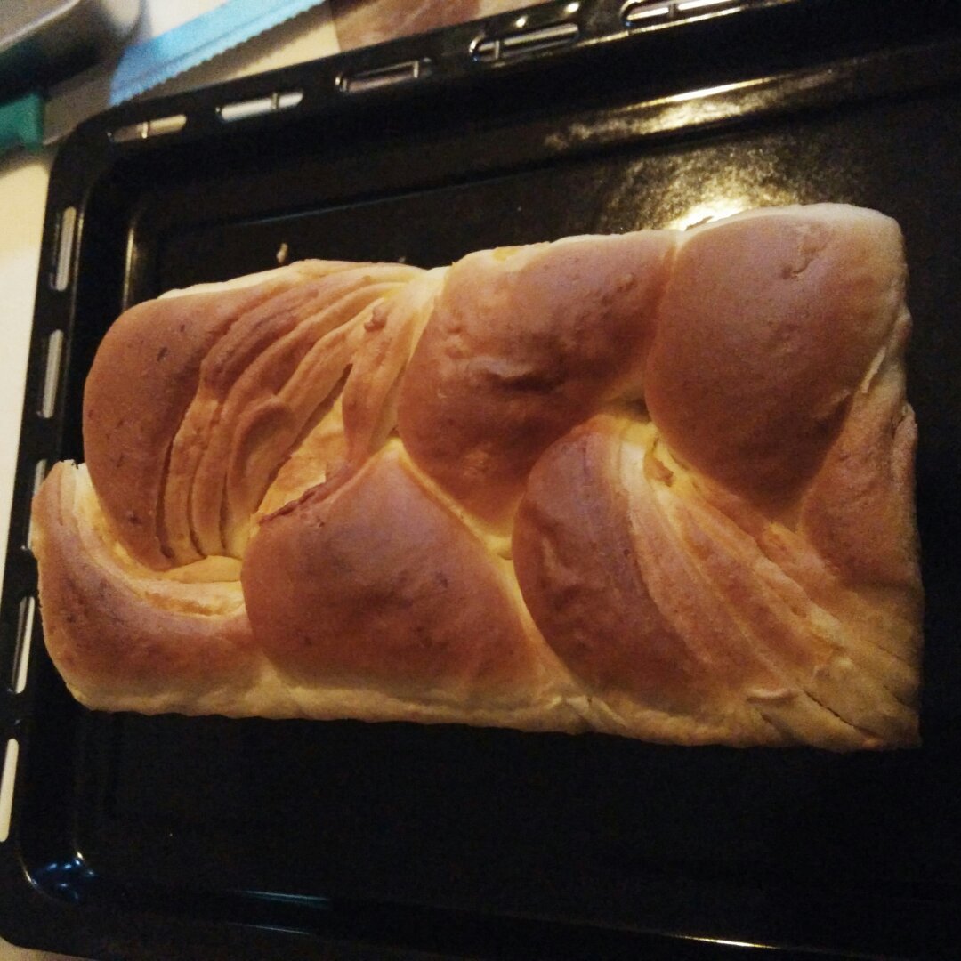 紫薯手撕面包（无需揉出膜）