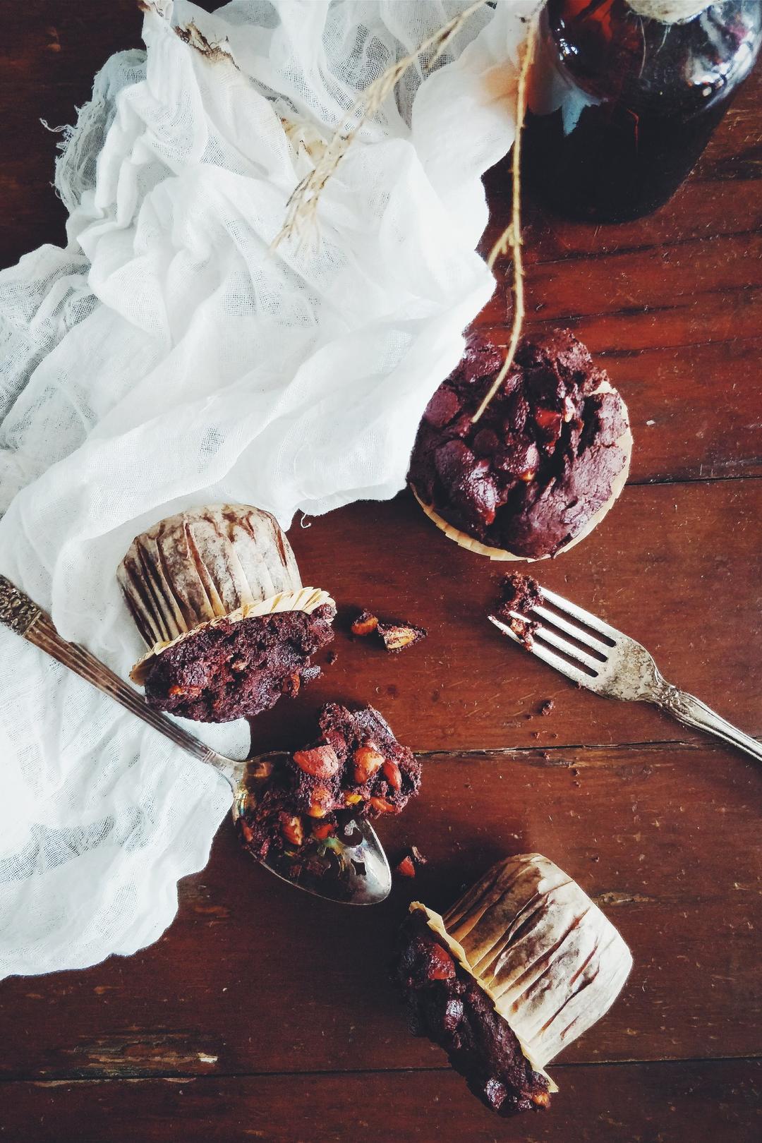 浓情巧克力摩卡马芬<Chocolate Espresso Muffins>