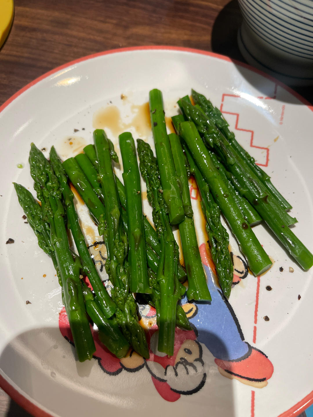 白灼芦笋