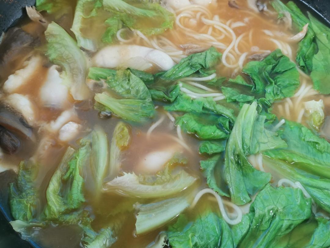 锅圈快手菜谱|鱼片鸡蛋面