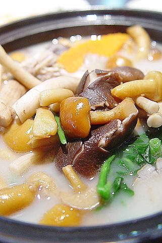 羊排杂菌汤