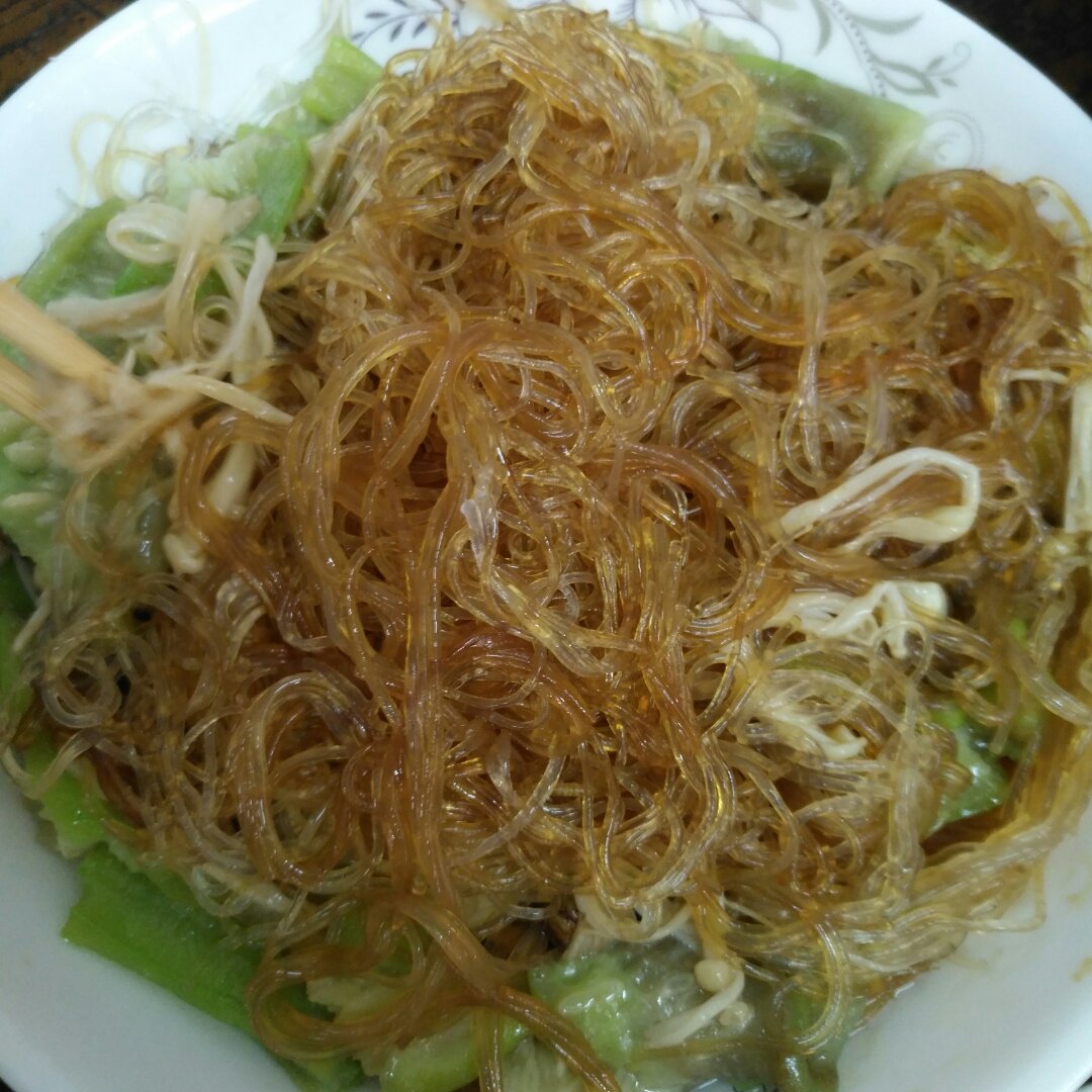 粉丝蒸丝瓜