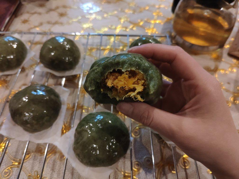 🔥超好吃肉松蛋黄青团-Q弹软糯不粘不塌