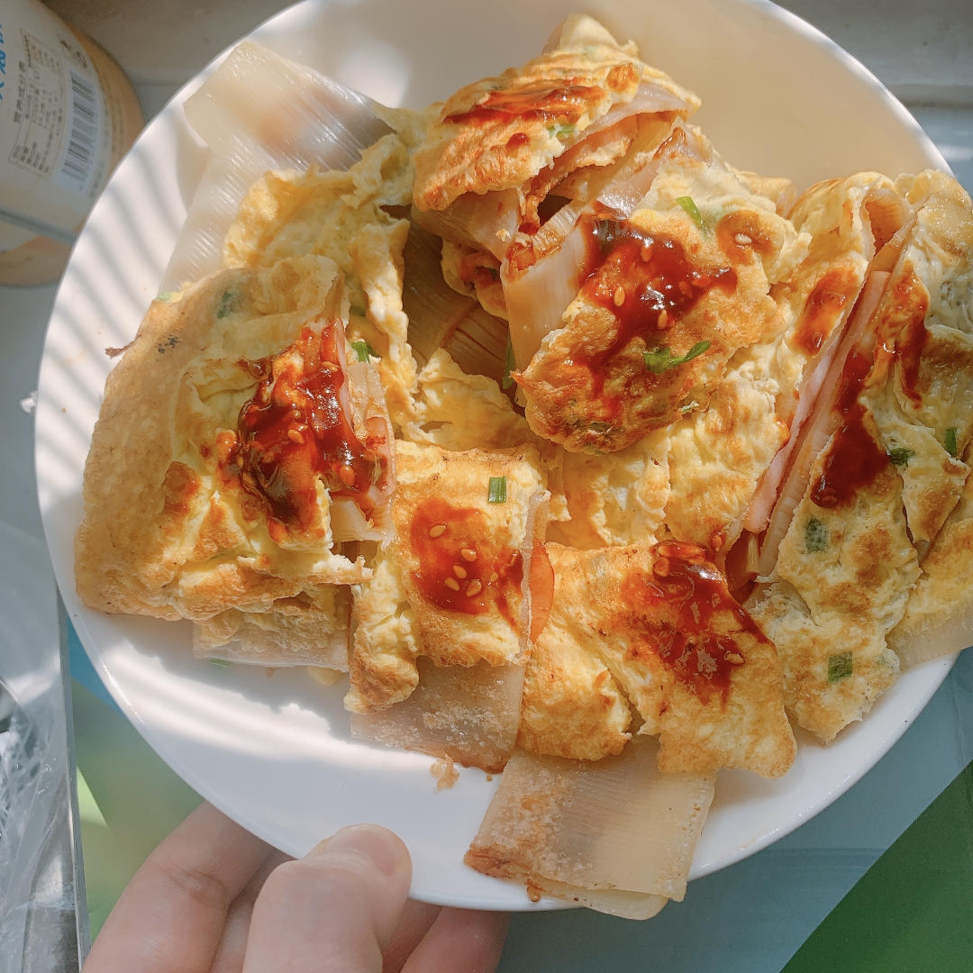 超级美味的东北烤冷面➕自制万能酱料【酱料是关键】