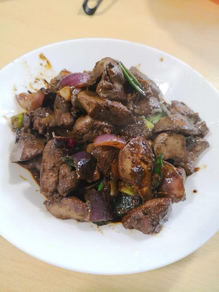洋葱鸡肝