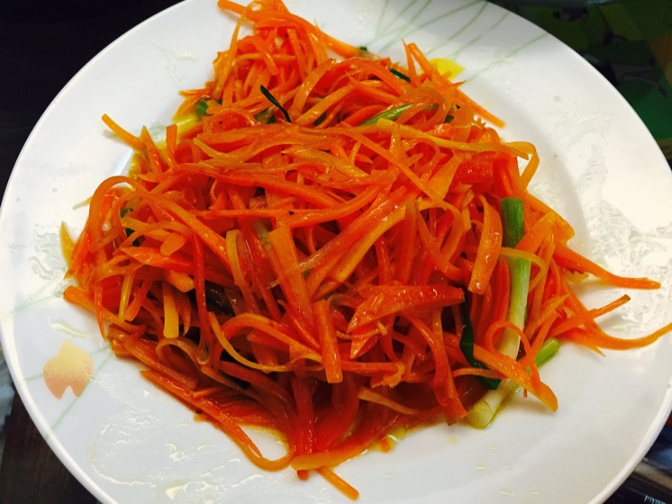 sparkle做的清炒胡萝卜