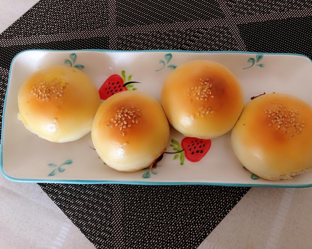 简单零失败的豆沙餐包