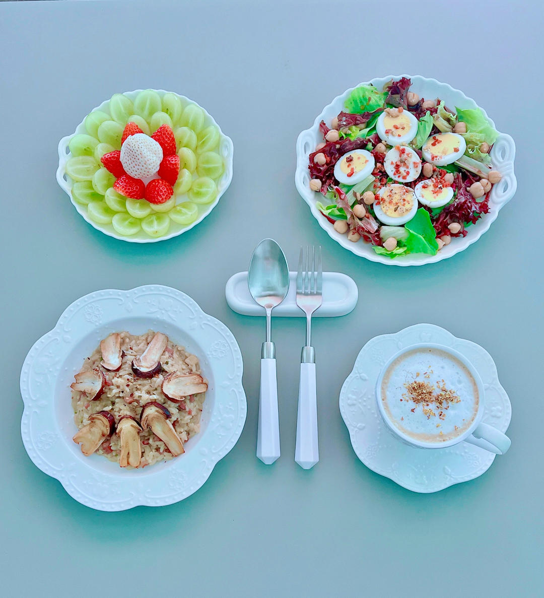 奶汁蘑菇炖饭