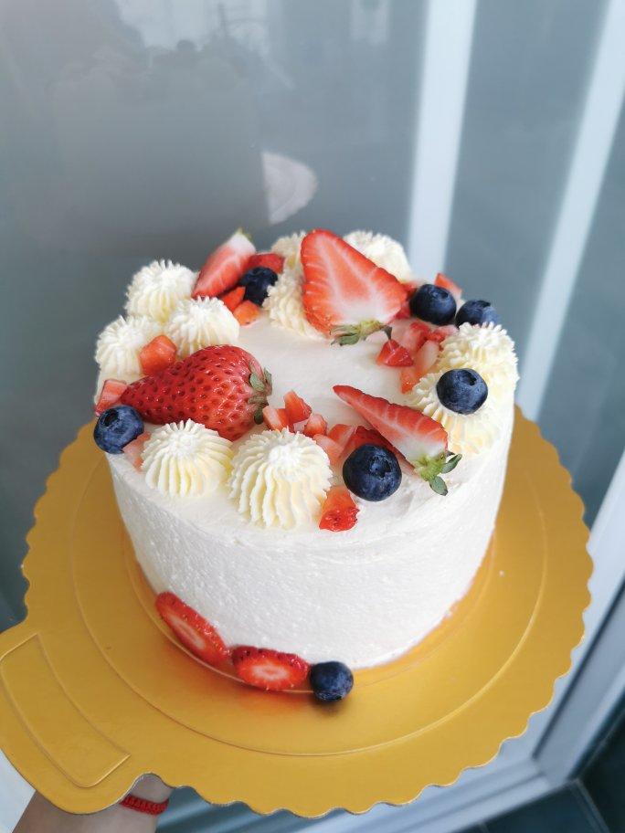 草莓蛋糕（自制草莓酱）