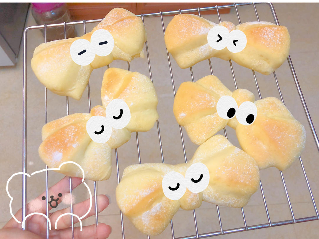 蝴蝶、蝴蝶结面包🎀（三种蝴蝶结面包的做法  ☞冷藏水合法）
