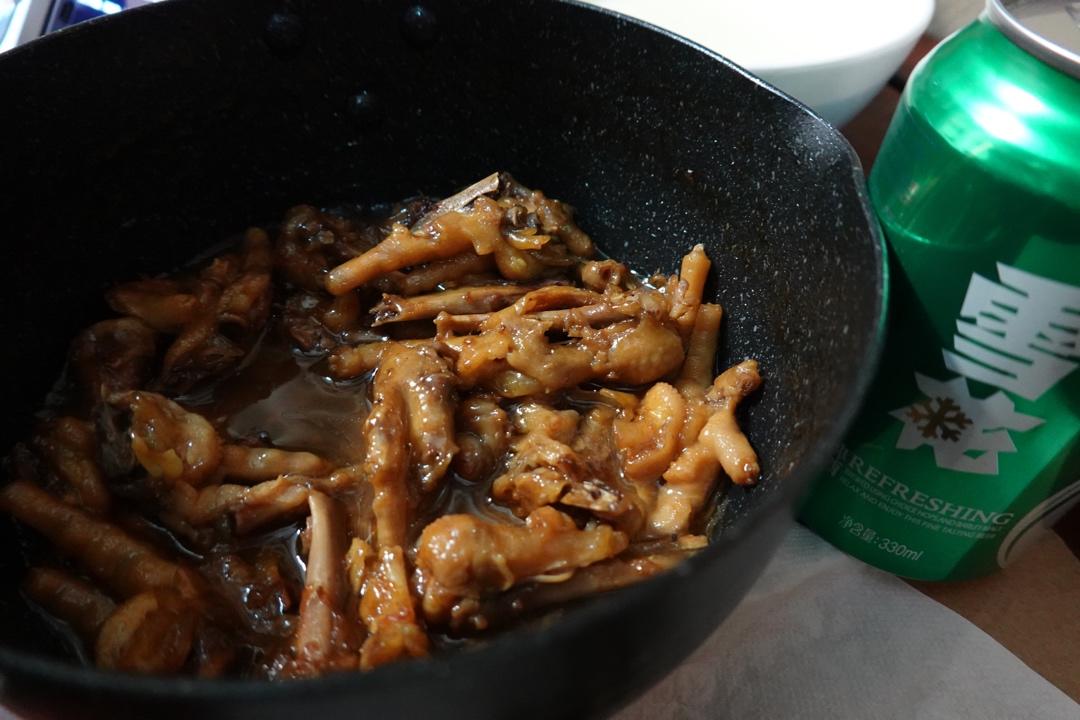 香辣烧鸡爪