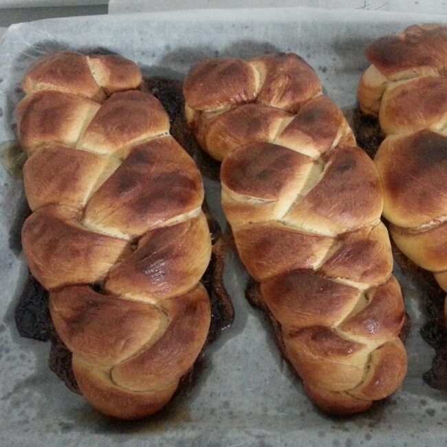 鲜奶油辫子面包