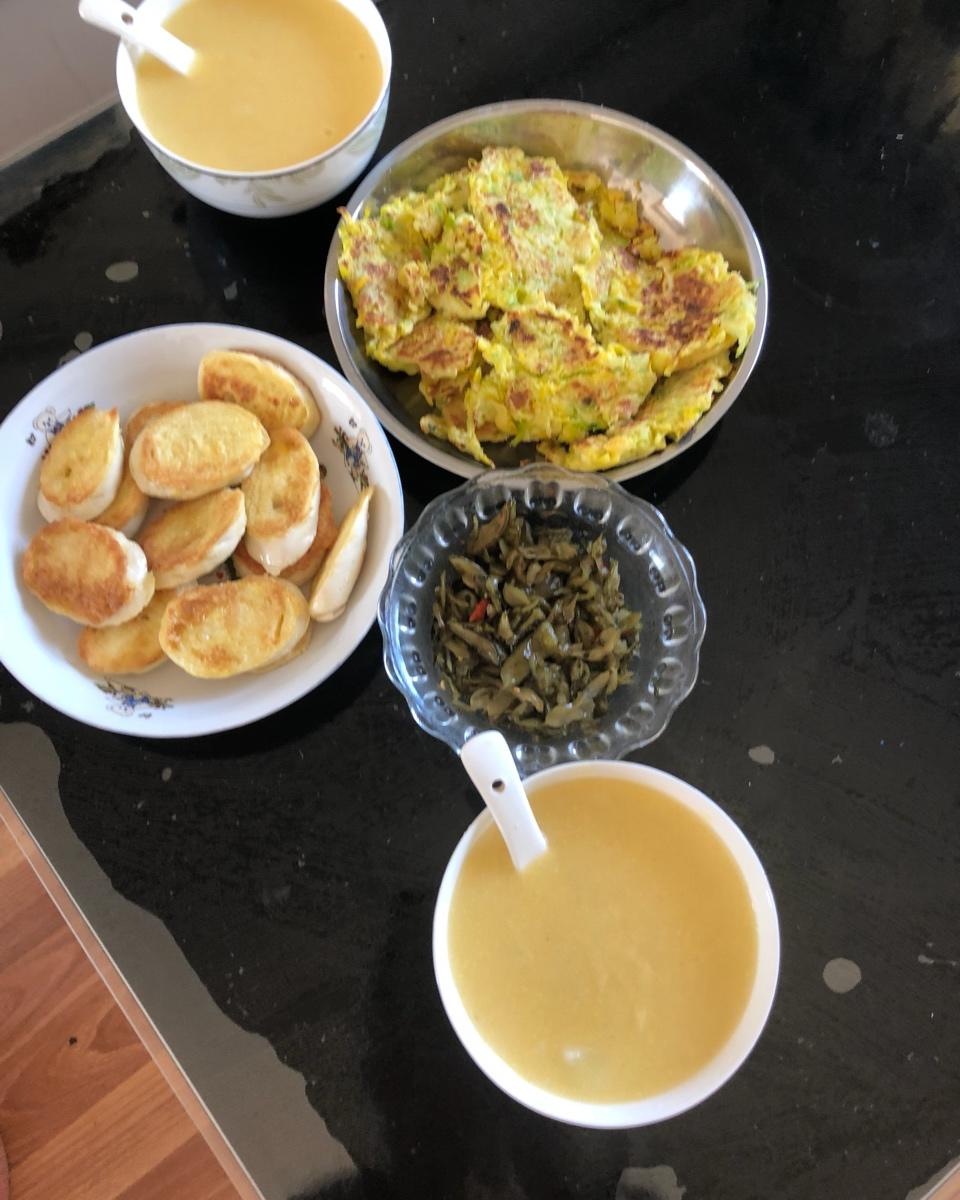 鸡蛋煎馒头片