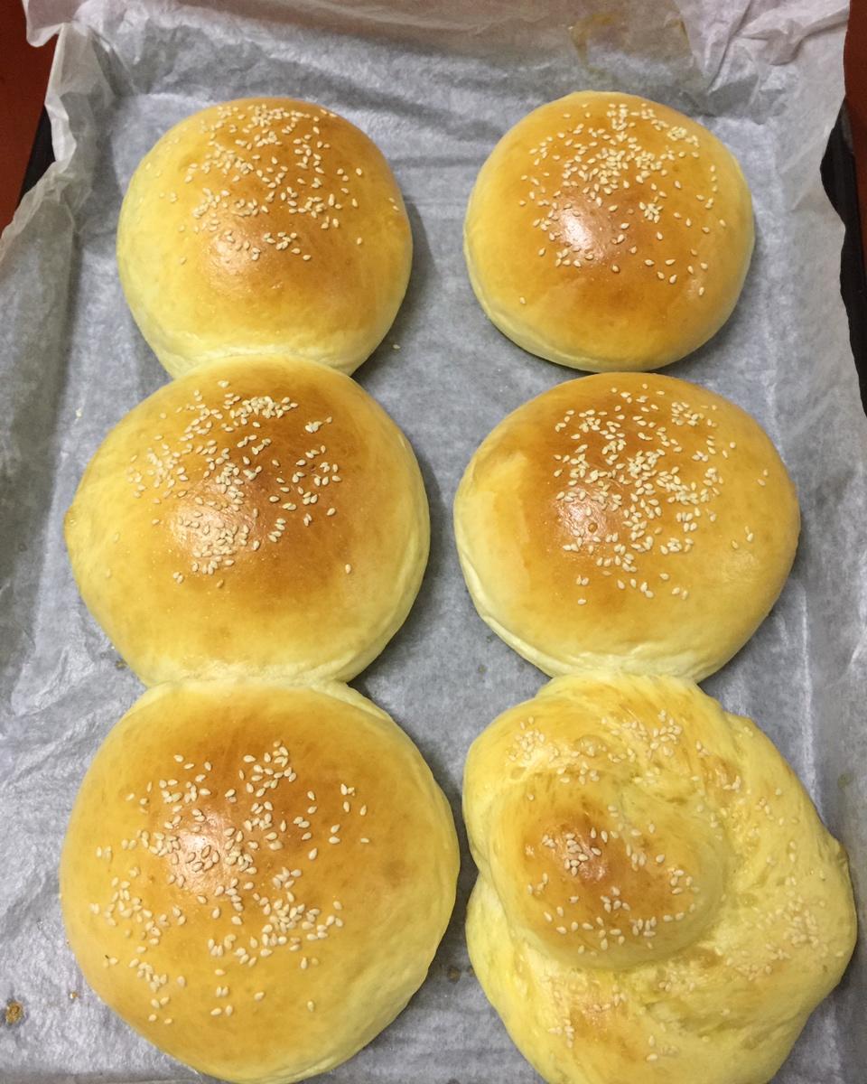 超松软汉堡面包胚（汤种法）