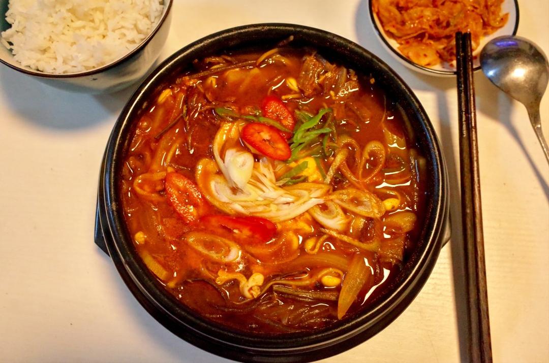 韩式辣牛肉汤【曼食慢语】