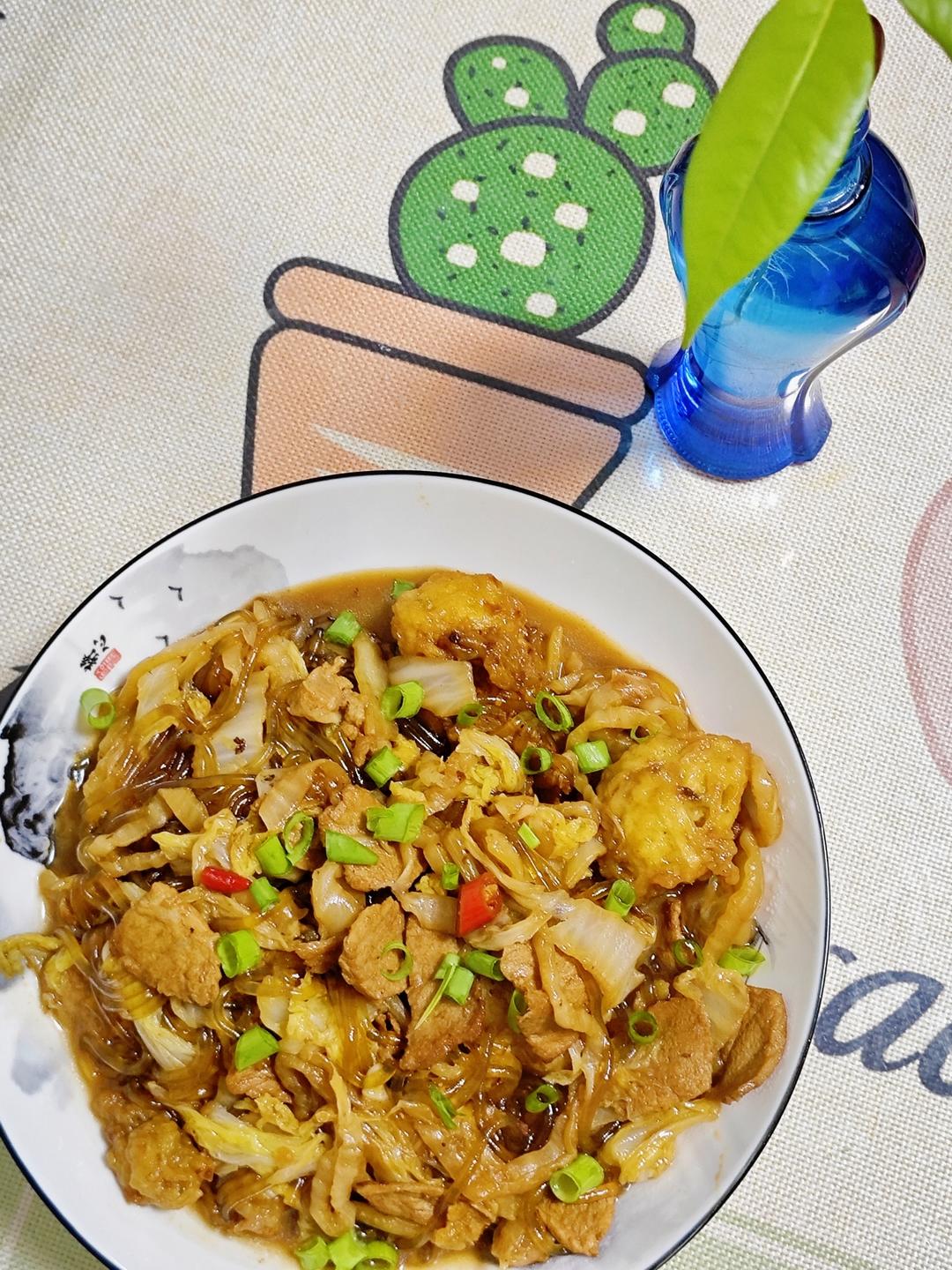 猪肉白菜炖粉条