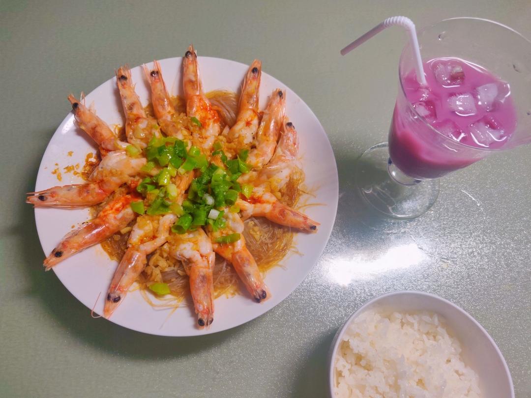 蒜蓉粉丝蒸虾