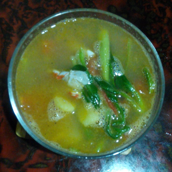 番茄土豆白蟹汤