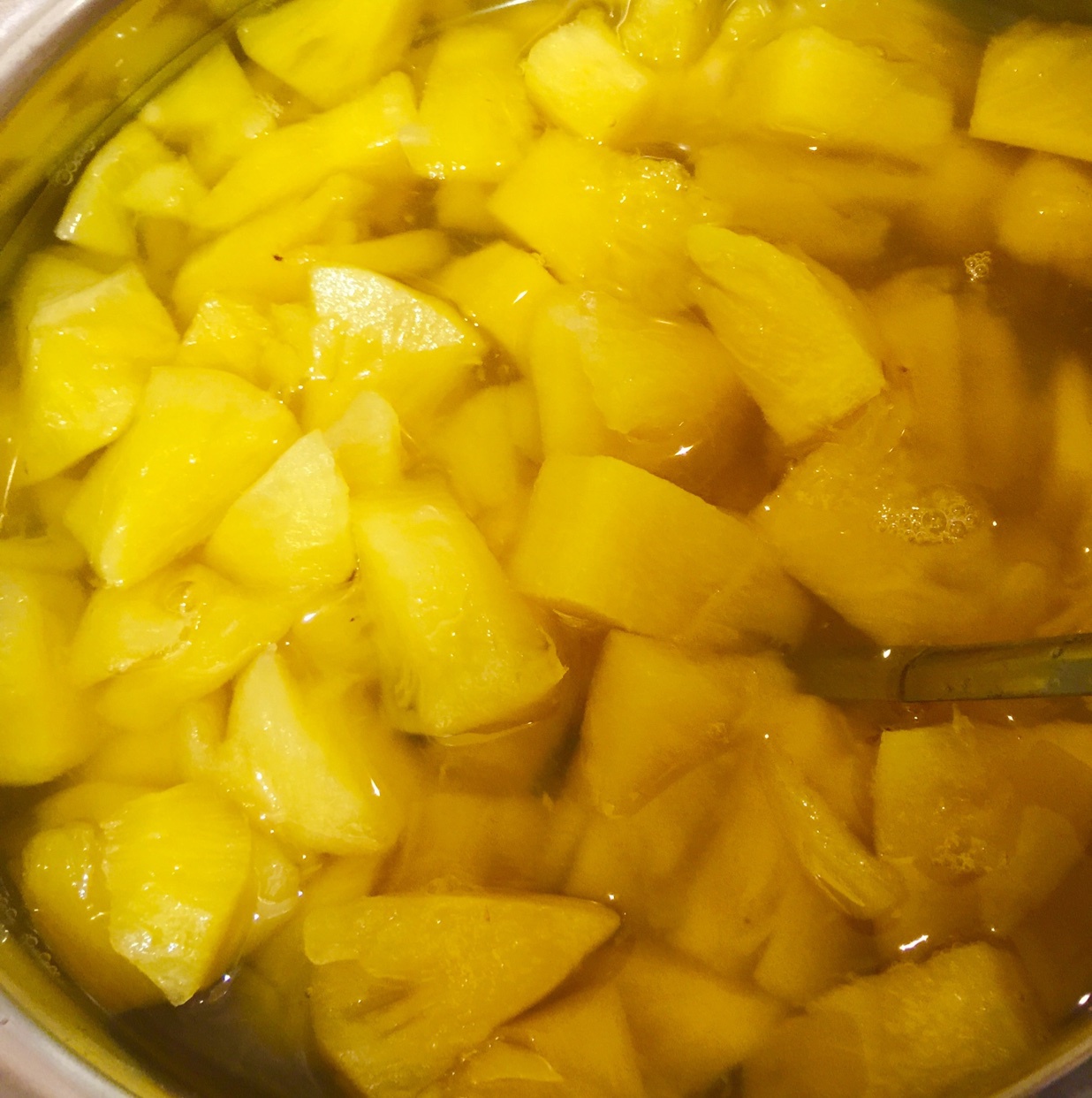 无爱一身轻-4做的糖水菠萝