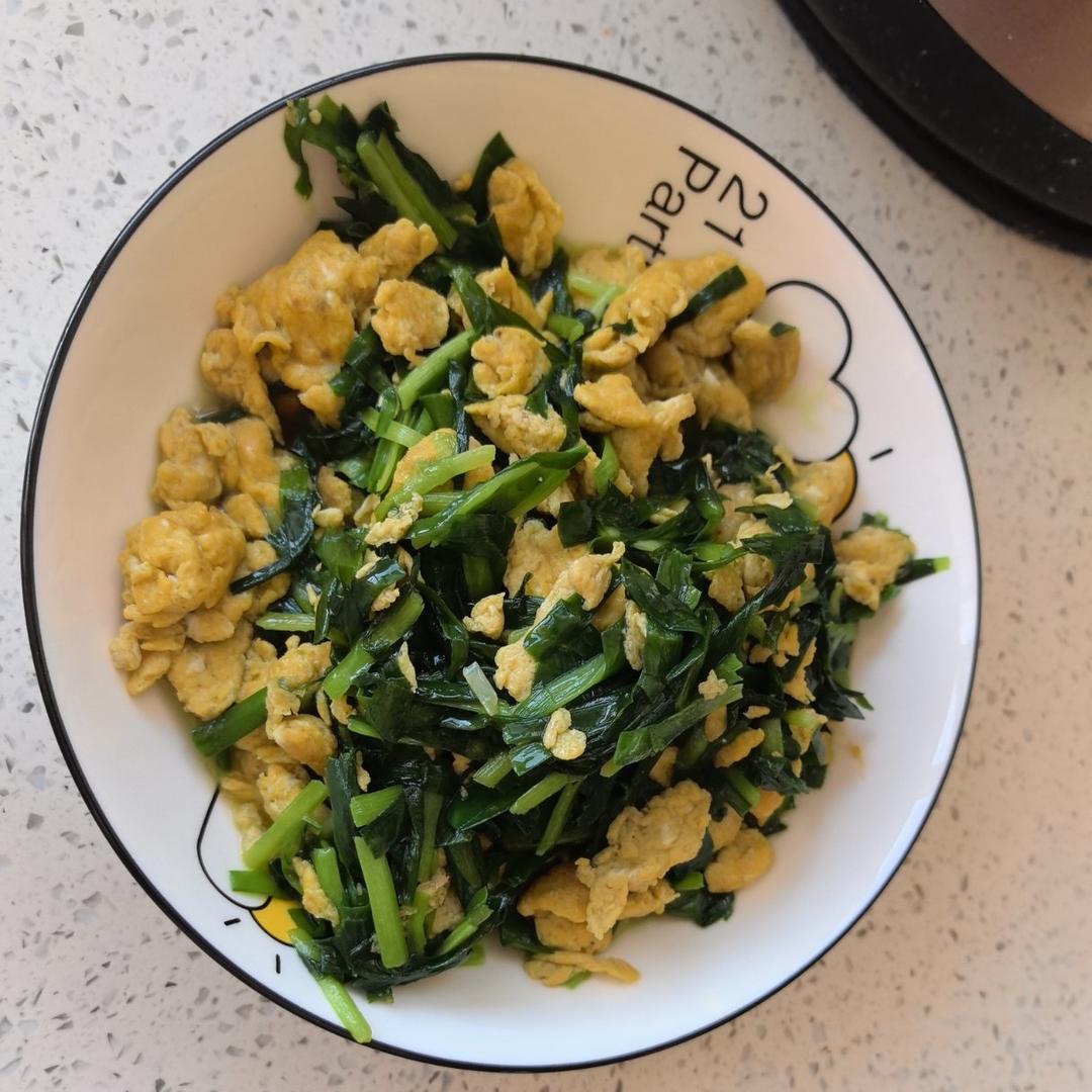 韭菜炒鸡蛋——三分钟快手下饭菜 掌握火候的秘诀