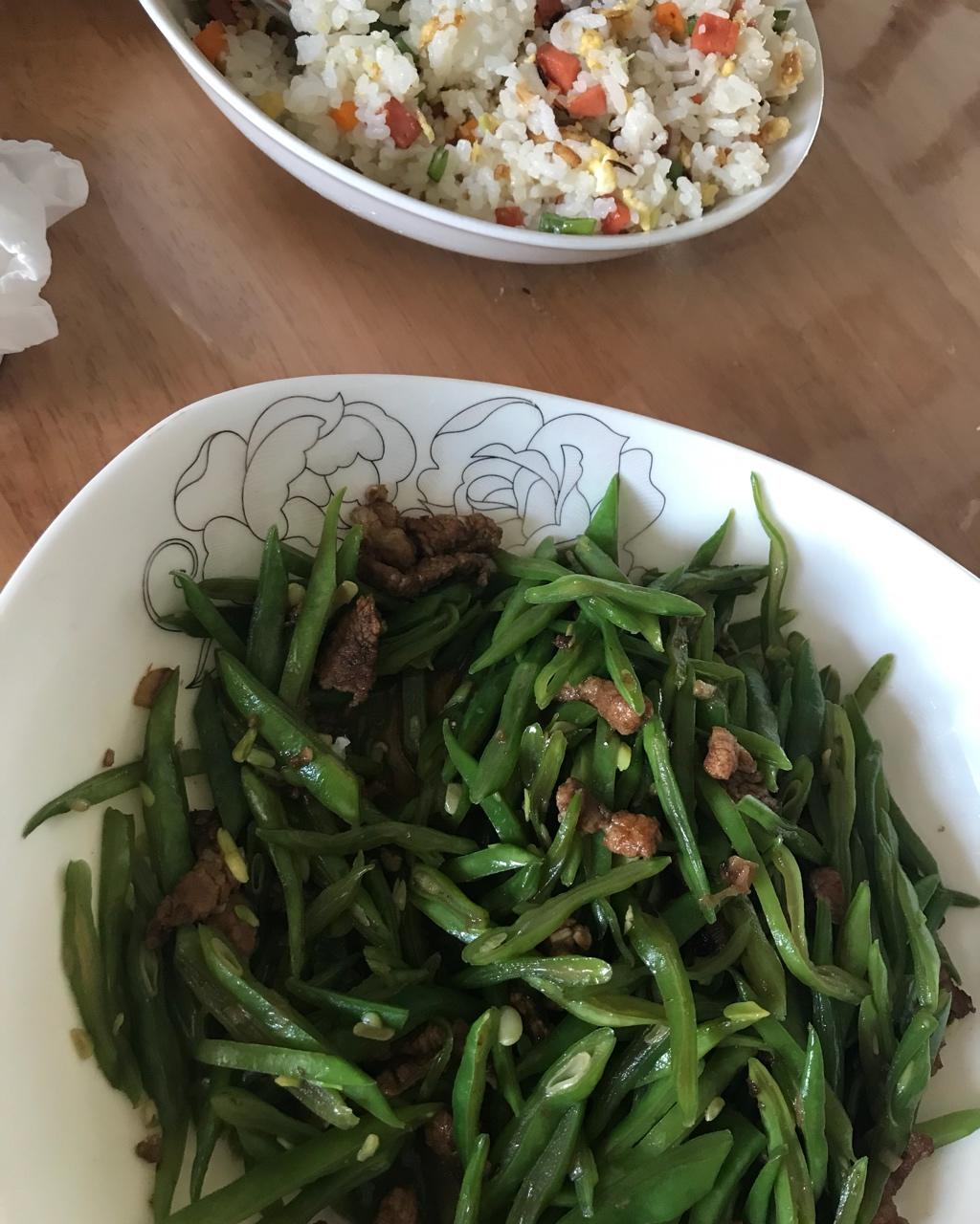 豆角丝炒肉