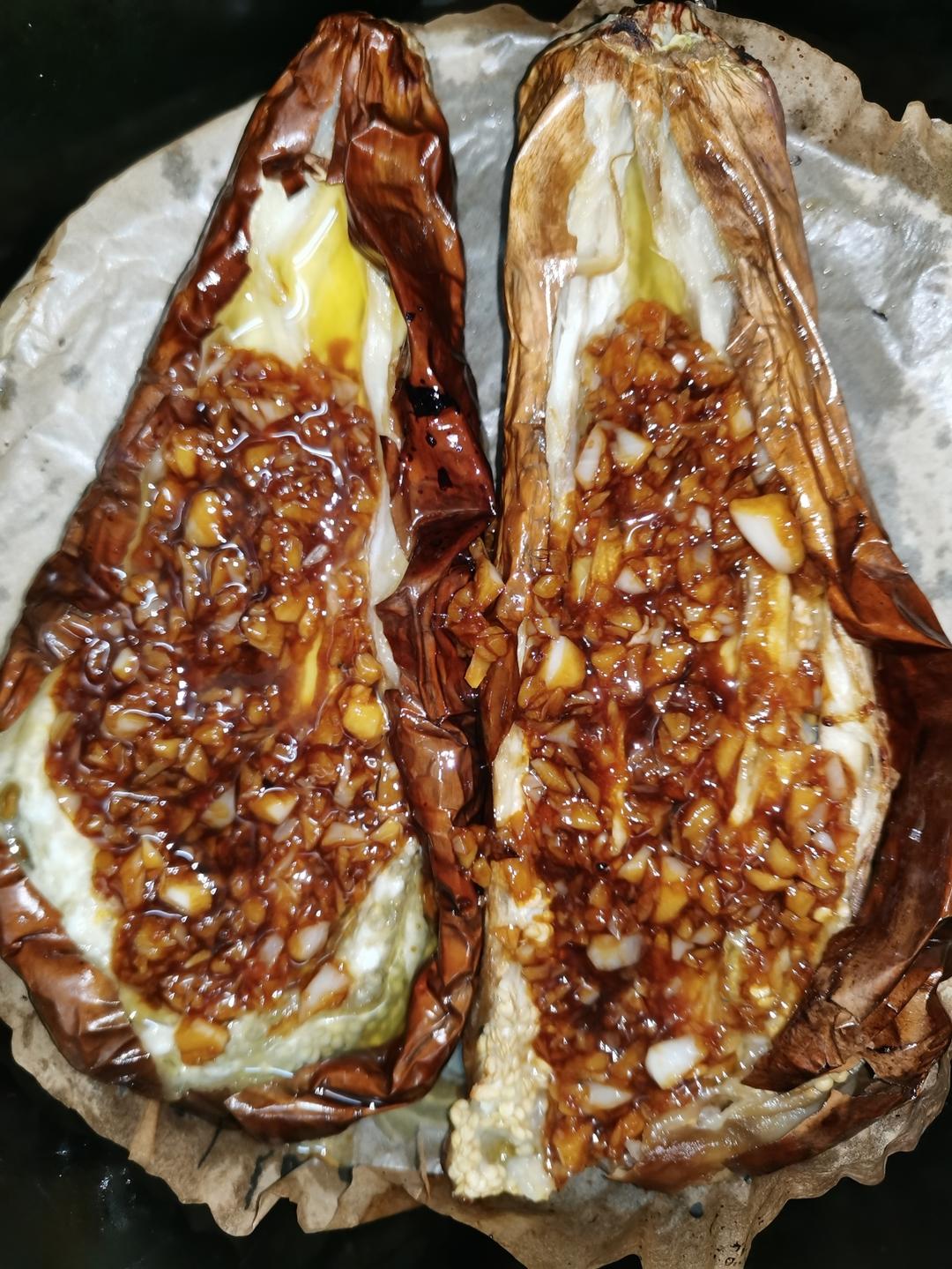 🔥蒜蓉烤茄子🍆｛空气炸锅食谱｝