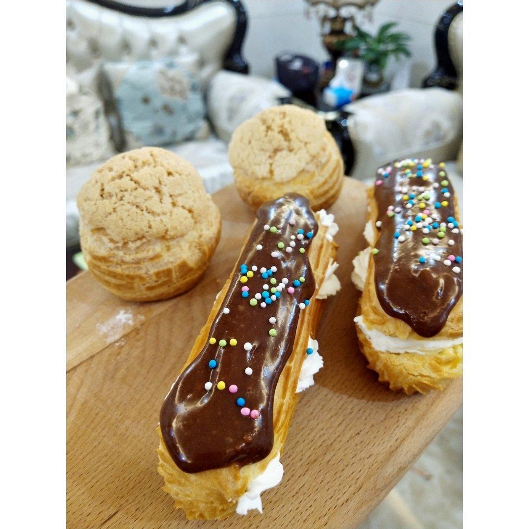 （视频菜谱）手指泡芙 Éclair／闪电泡芙