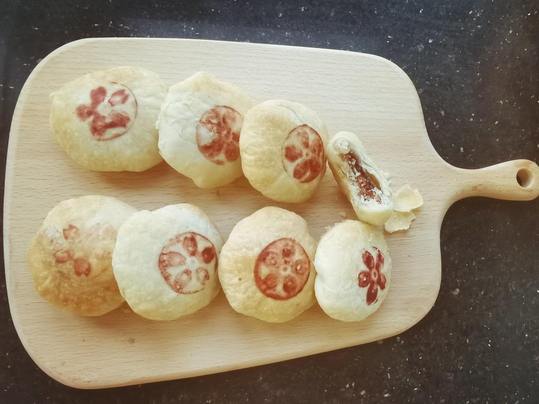 玫瑰鲜花饼