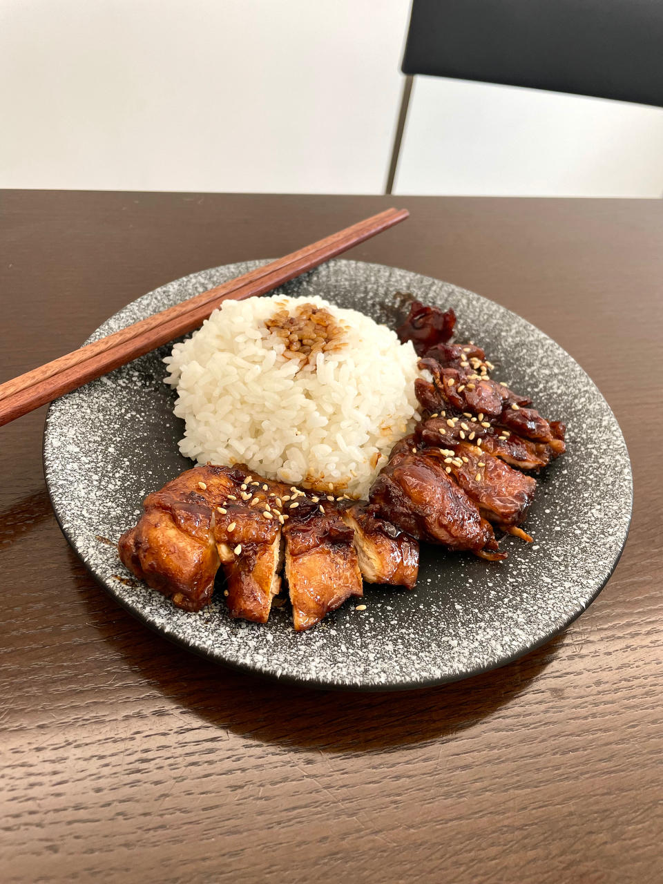 照烧鸡腿饭