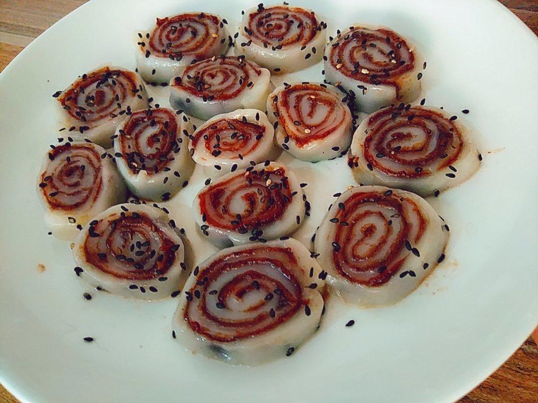 椰蓉豆沙糯米卷