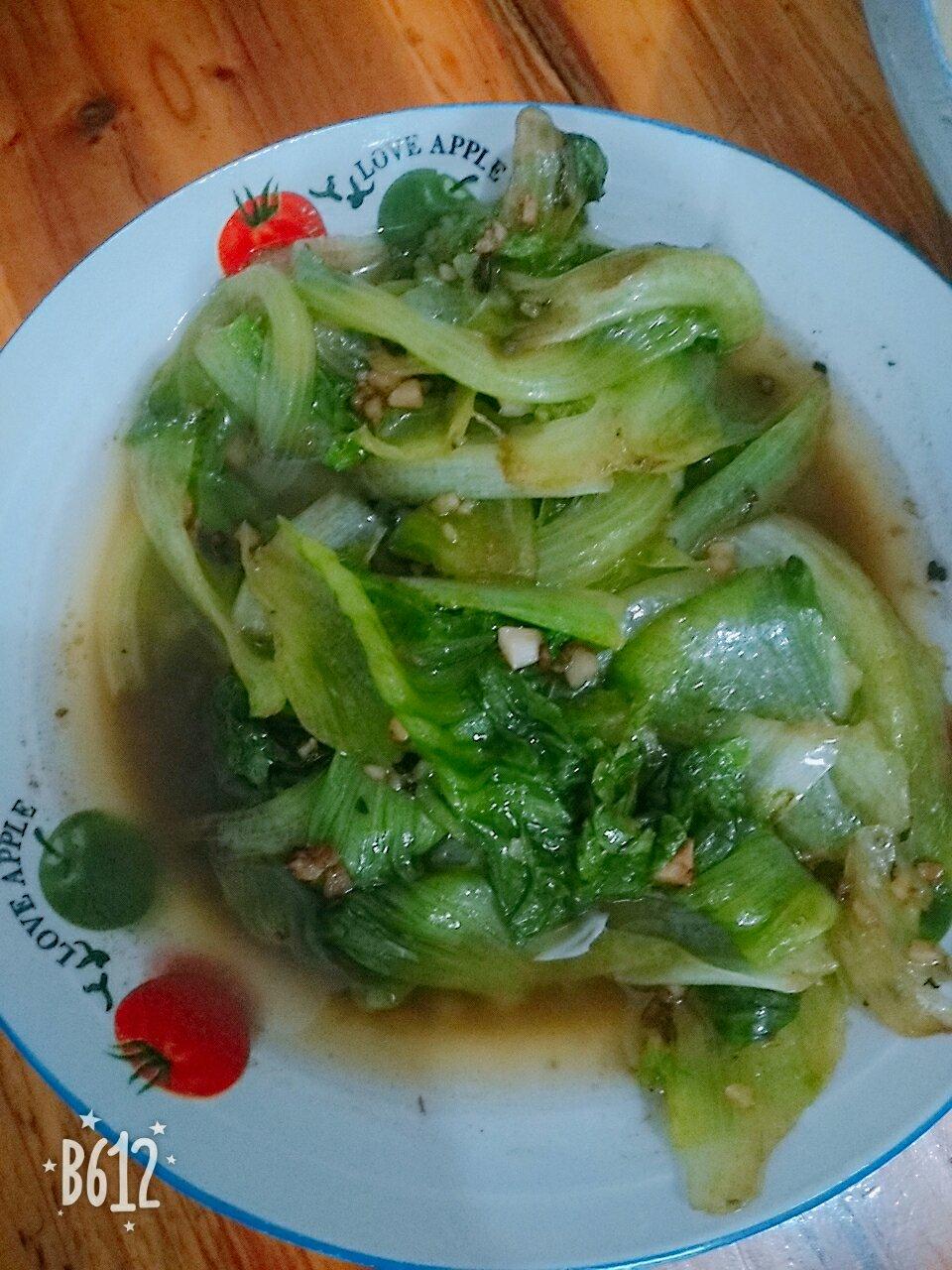 蒜蓉炒生菜