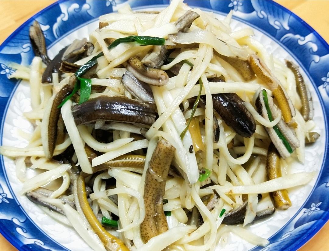 鳝丝炒茭白的做法