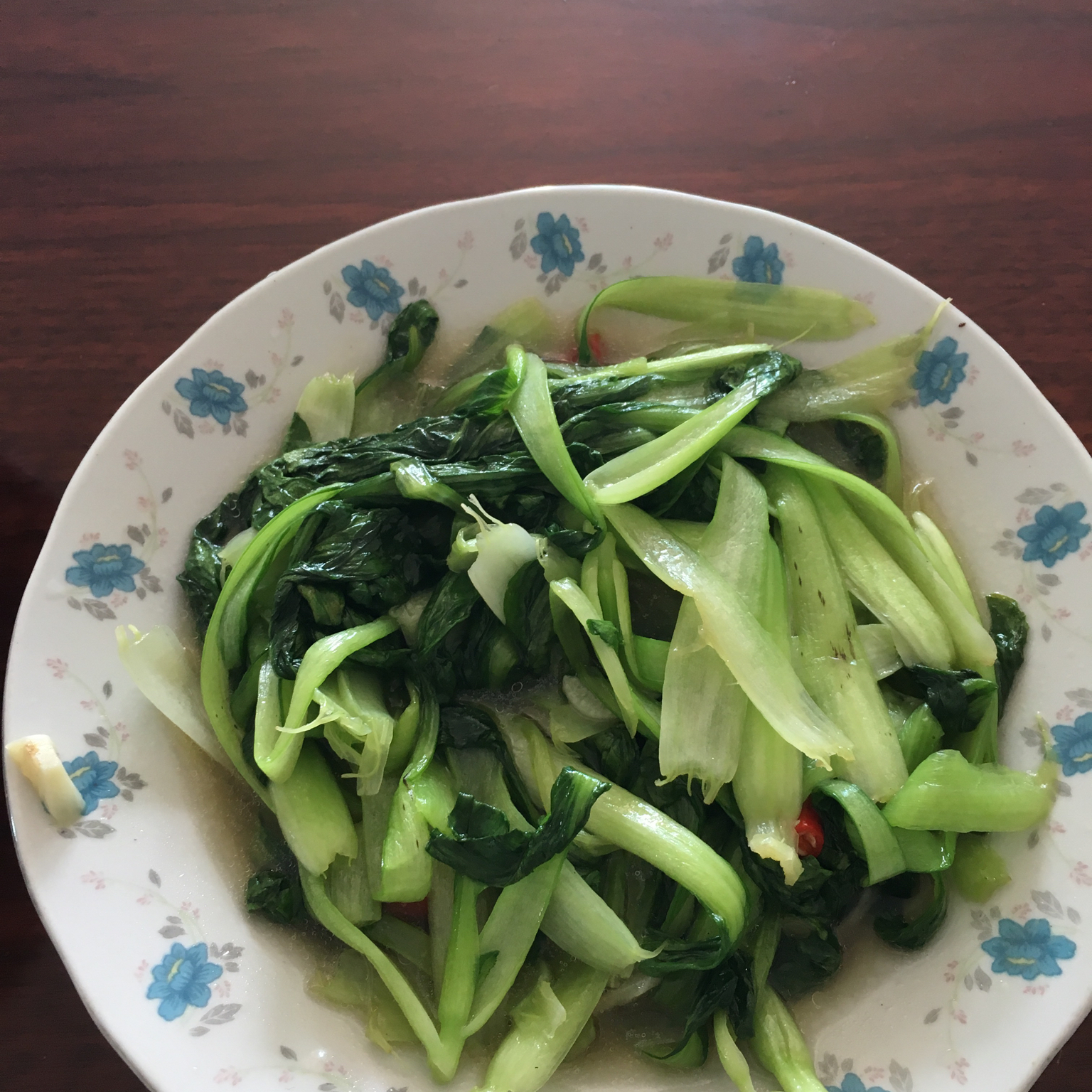 炝炒小白菜