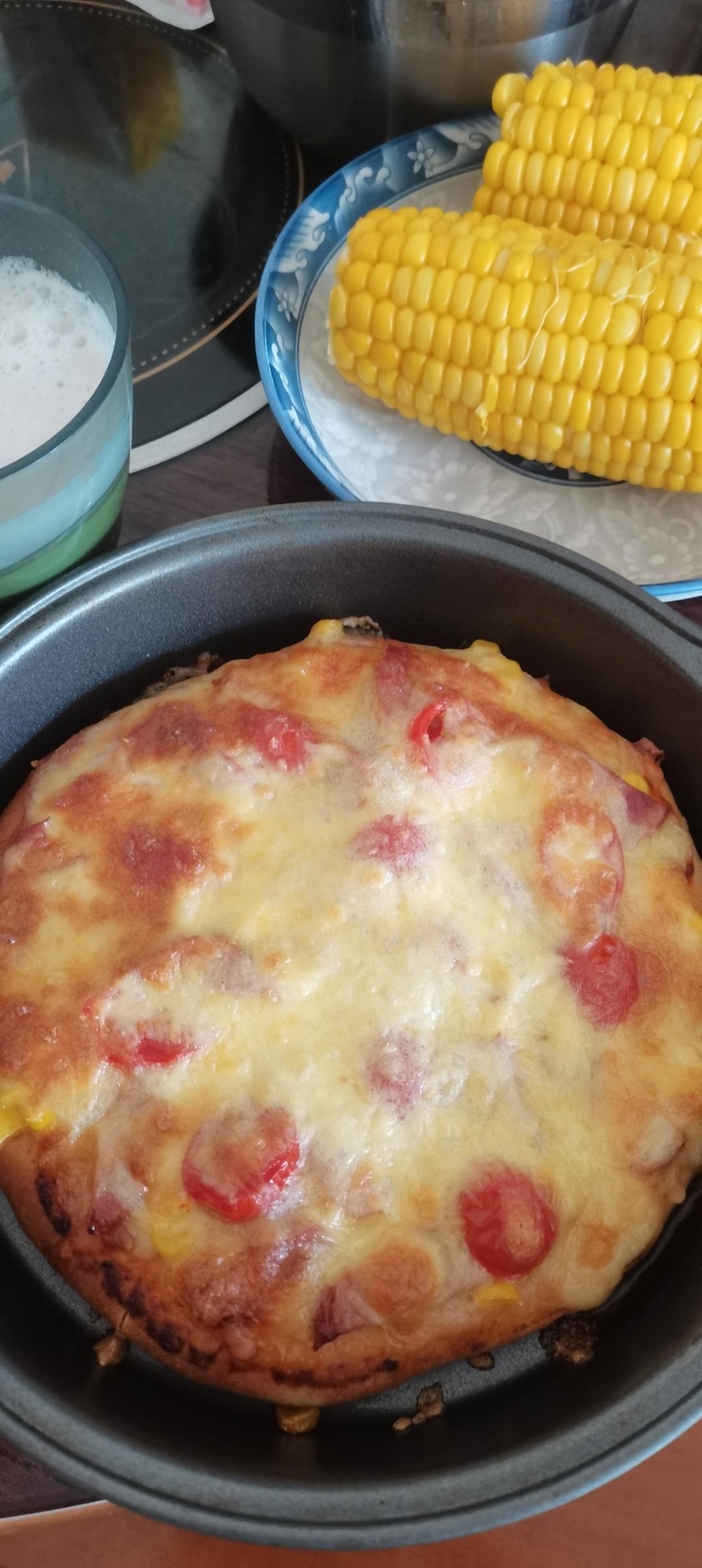 8寸披萨饼皮做法（🉑️厚🉑️薄，🉑️脆🉑️软）4张