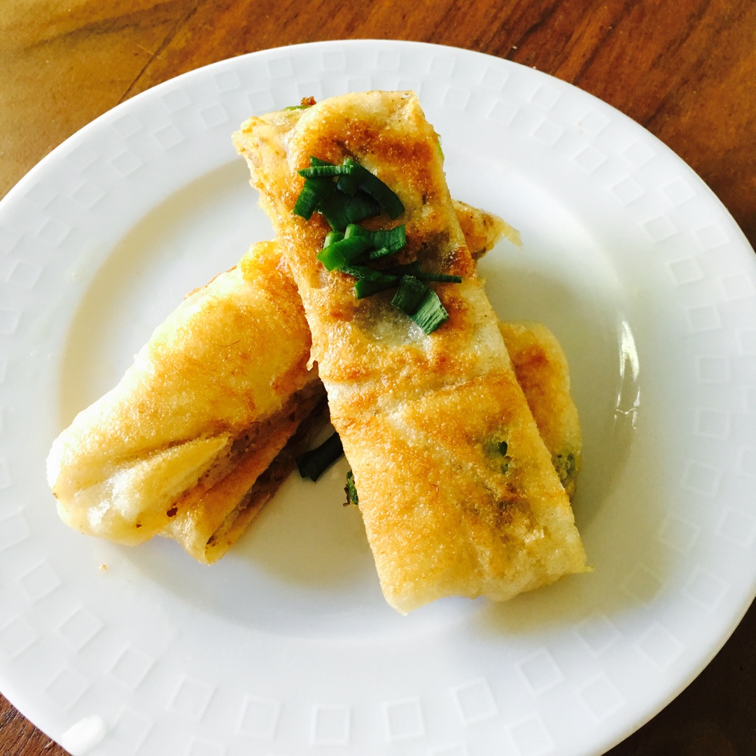 可能是最好吃系列--鸡蛋葱油饼