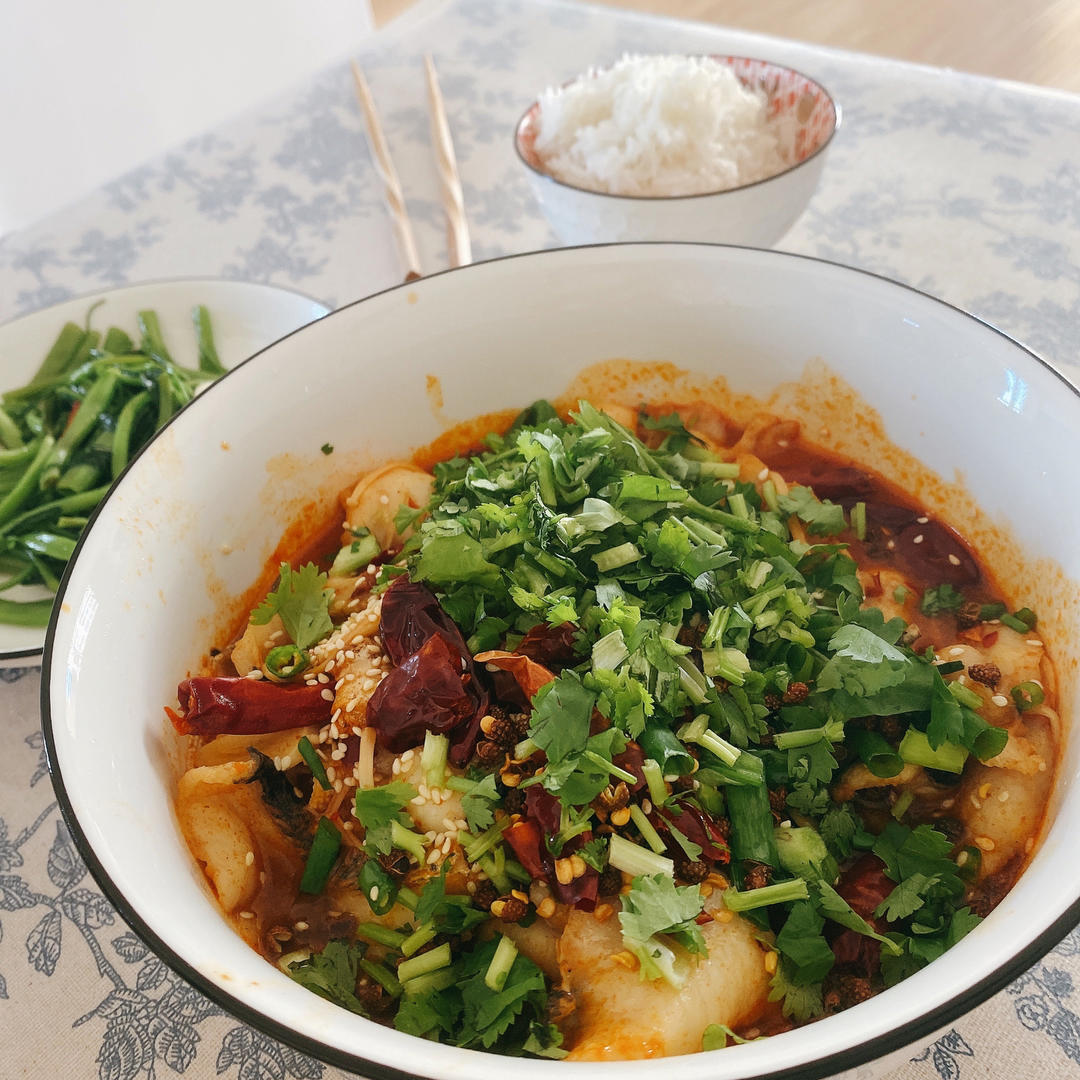 麻椒水煮鱼-很好做的龙利鱼版