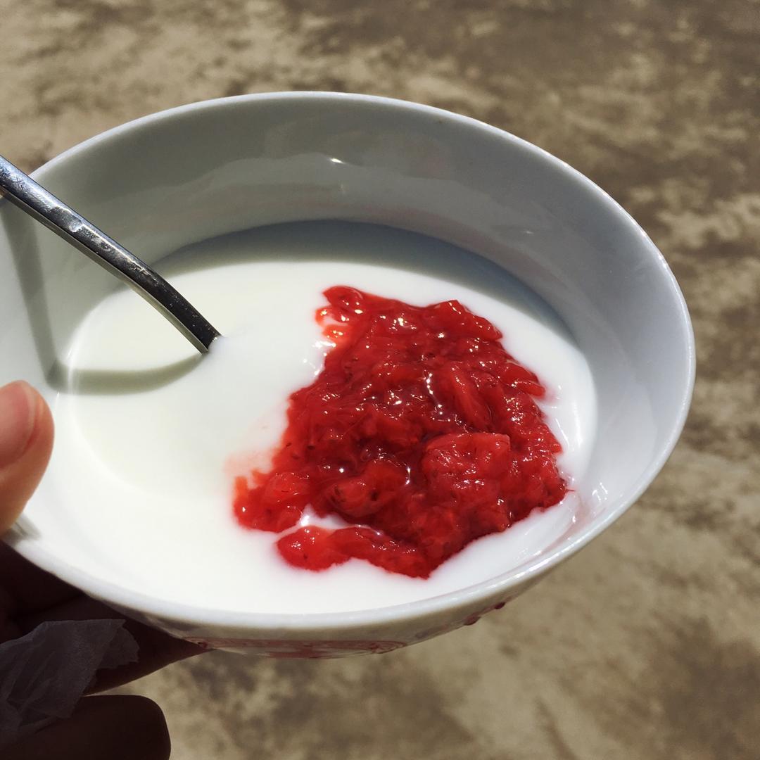 自制无添加草莓酱