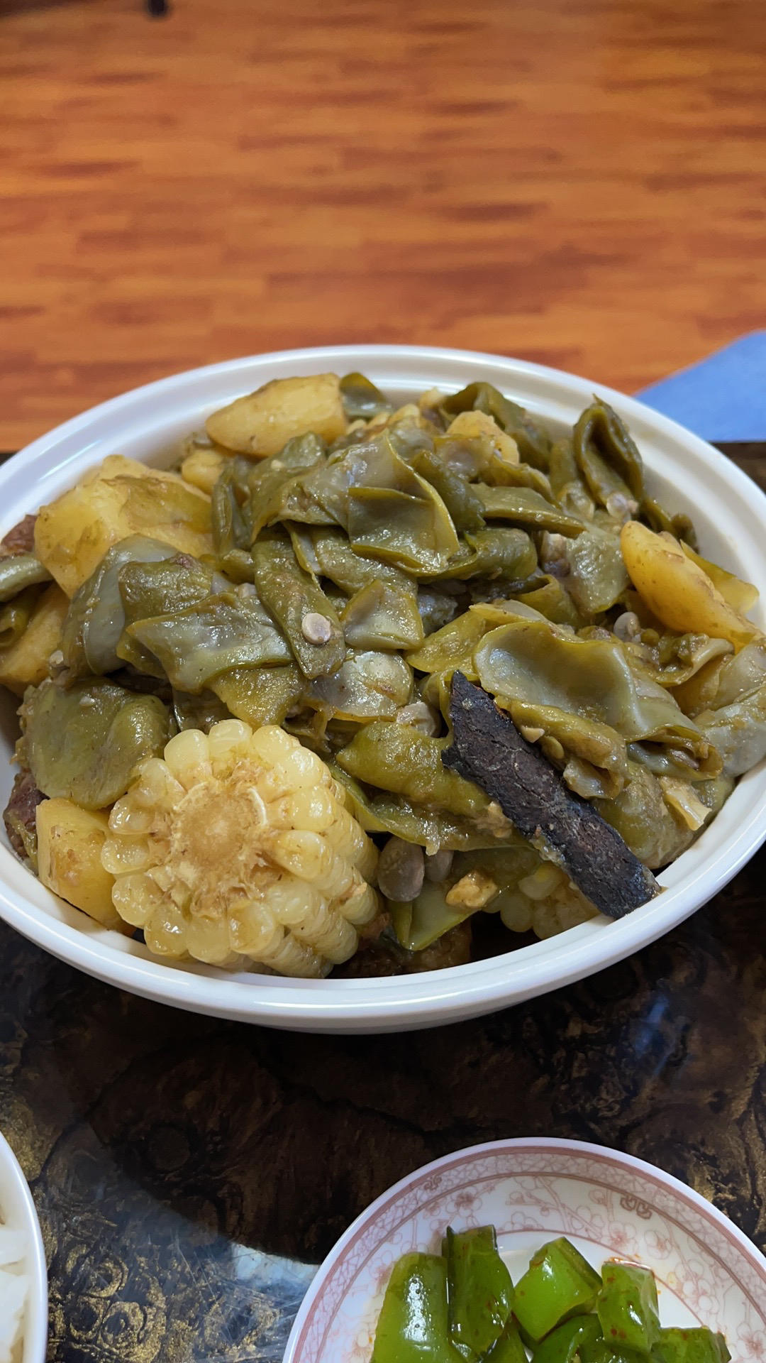 『家常料理笔记』排骨炖豆角