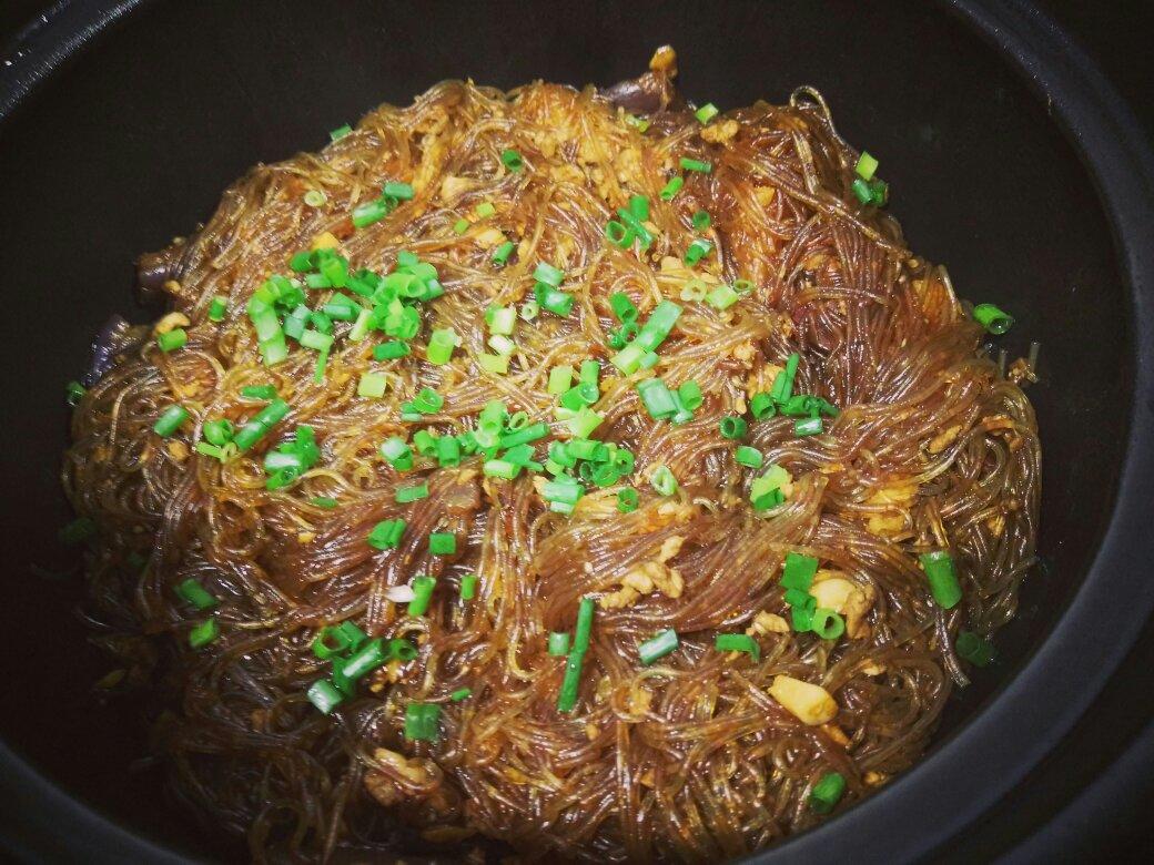 肉末茄子粉丝煲