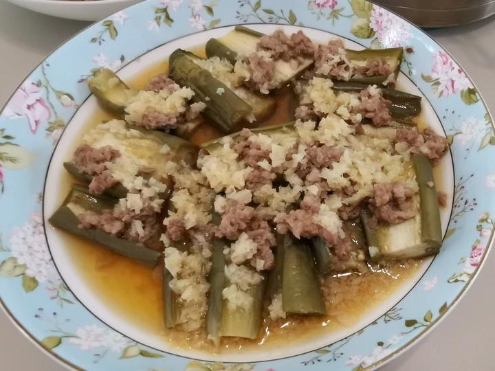 肉末蒸秋茄