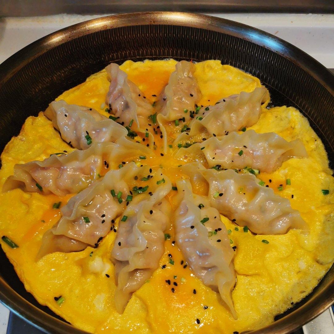 懒人快手抱蛋煎饺