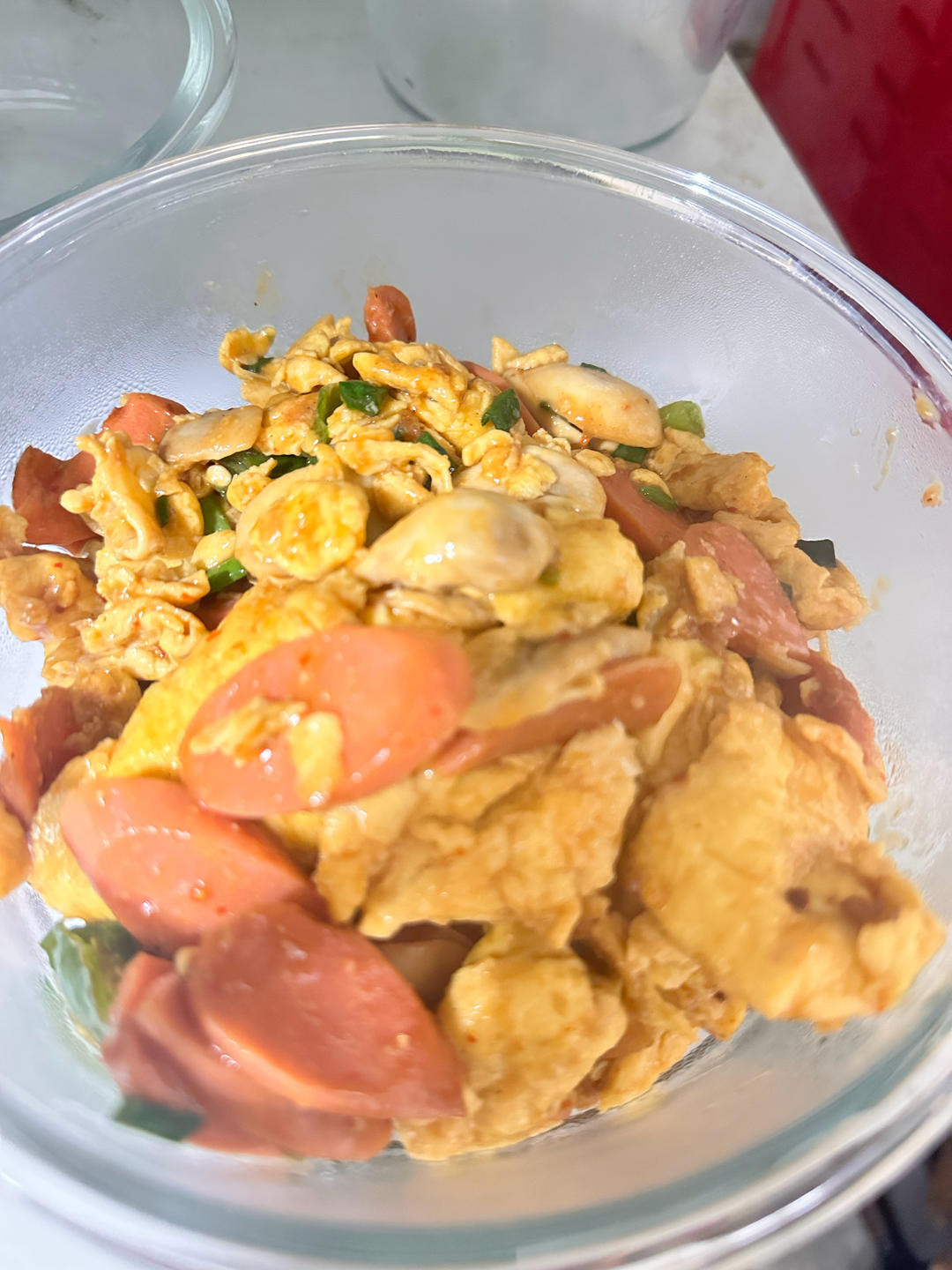 香肠炒鸡蛋