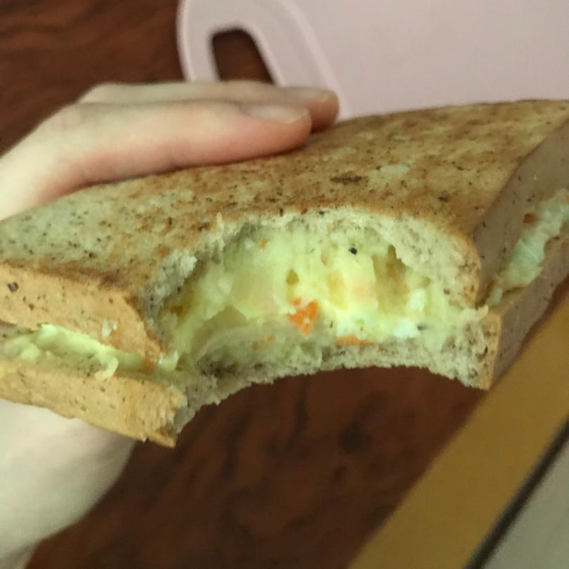 土豆泥芝士三明治【敲好吃de土豆泥】